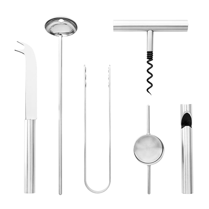 The Original Bar-Set from Stelton , stainless steel, (6 pieces)