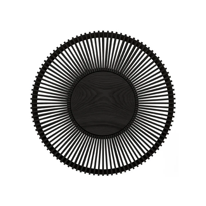 The Clava Up Wood lampshade from Umage , oak black large