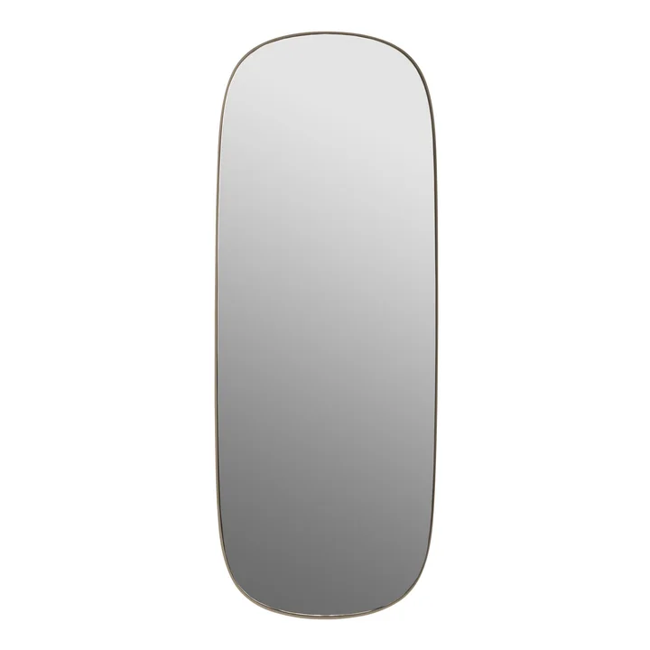 The Framed Mirror , large from Muuto , taupe / clear glass