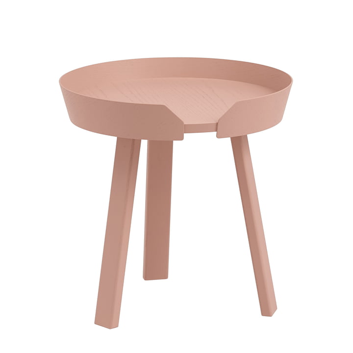 The Around side table from Muuto , Ø 45 cm, tan rose