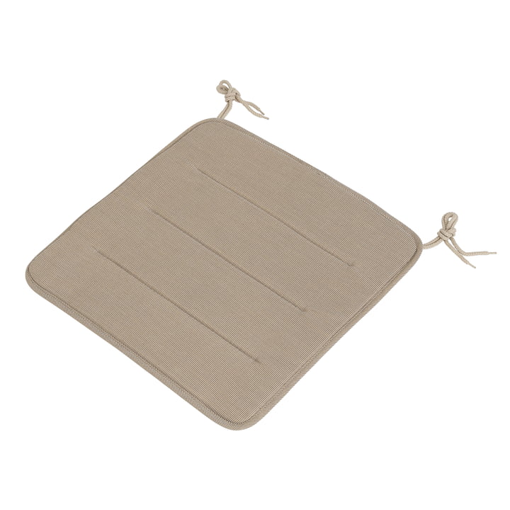 The seat cushion for Linear Steel Side Chair / Armchair from Muuto , warm beige