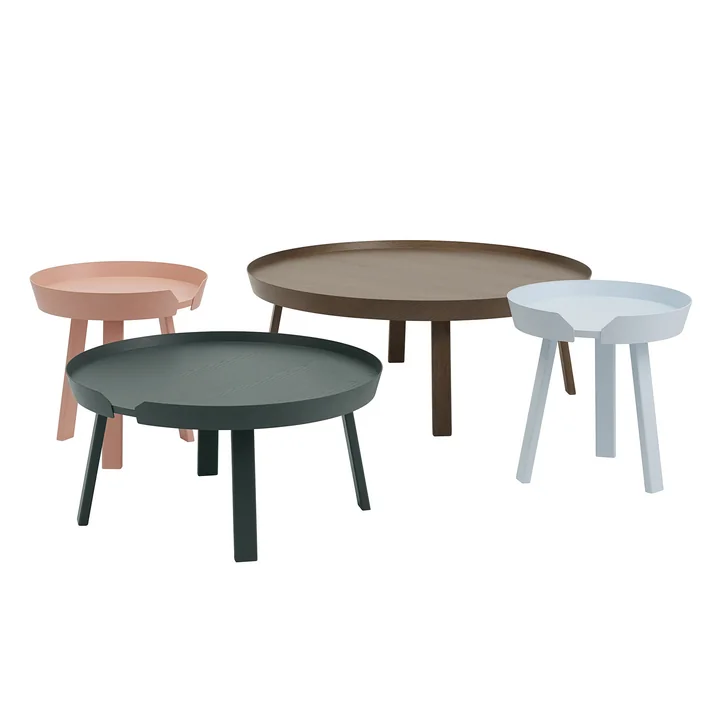 The different Around tables from Muuto