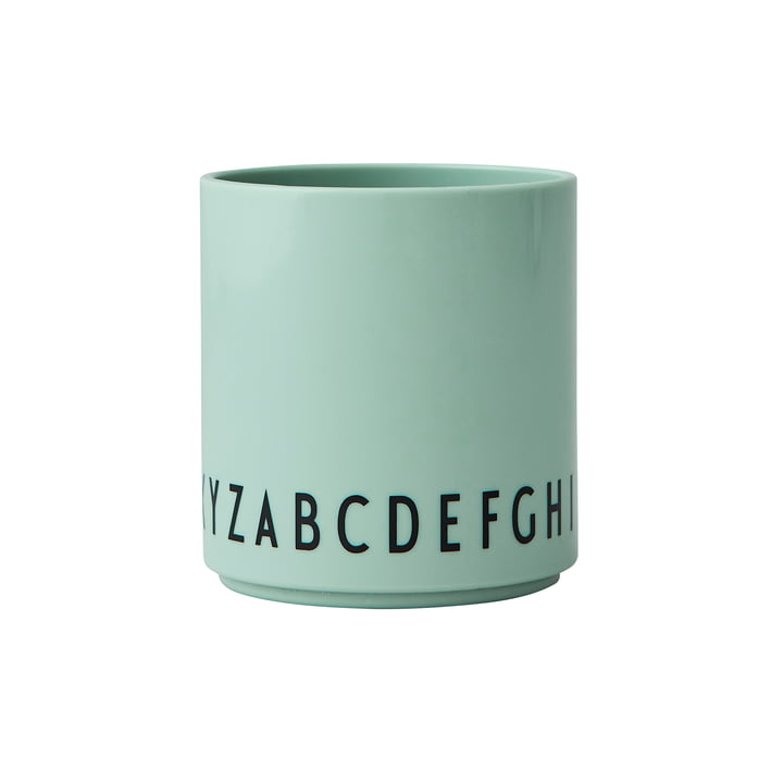 The Eat & Learn Tritan cup from Design Letters in green