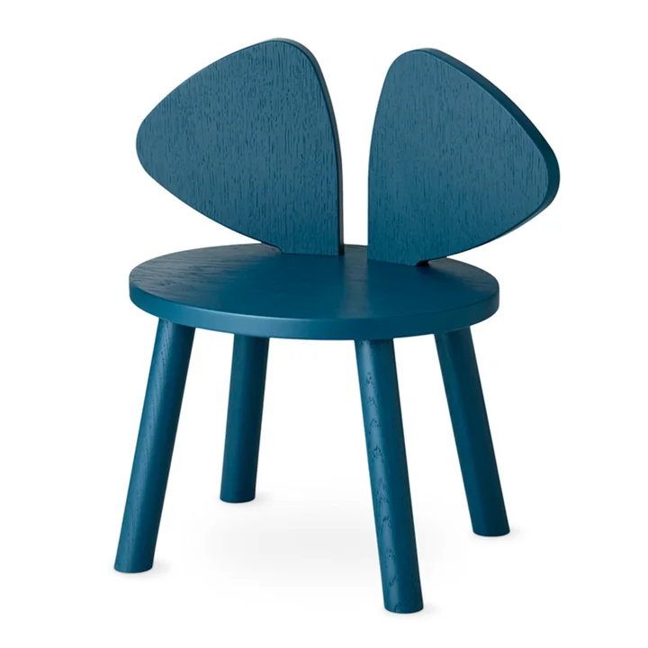 Mouse Children chair from Nofred in petroleum