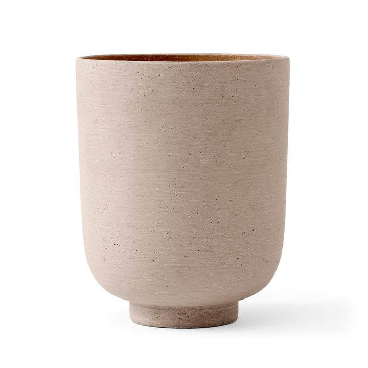 The Collect SC72 flower pot tall from & Tradition , Ø 20 cm, ochre