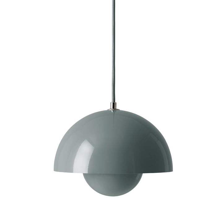 The FlowerPot pendant lamp VP1 from & Tradition , blue