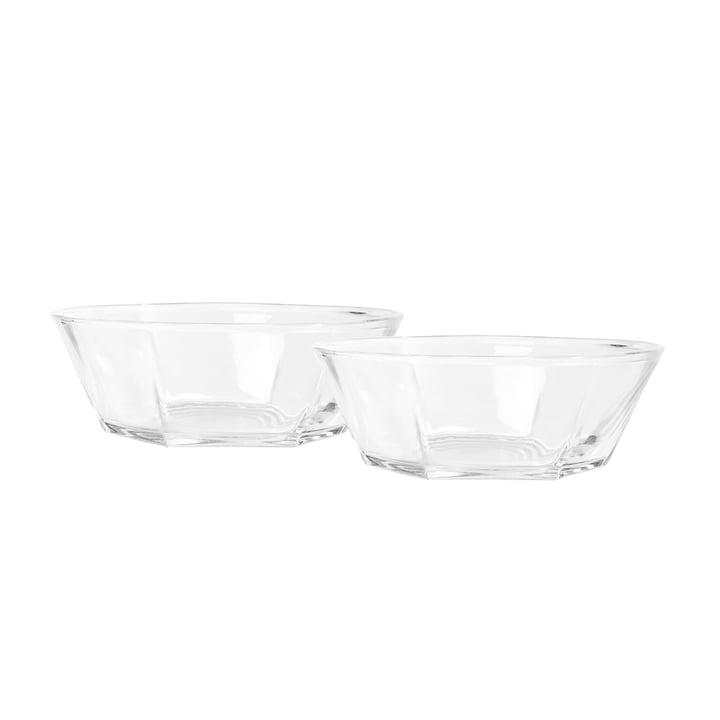 Lucent Bowl set of 2, transparent from Puik