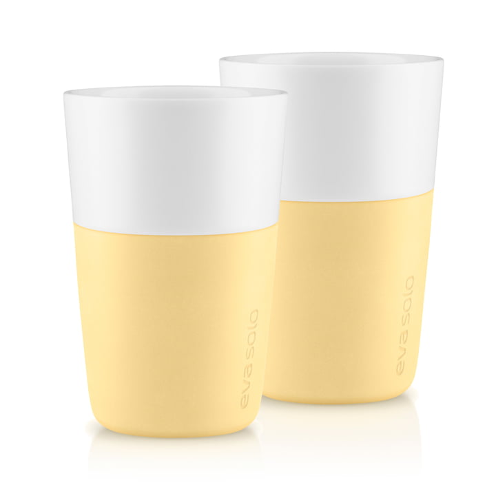 Caffé latte mug (set of 2), lemon by Eva Solo