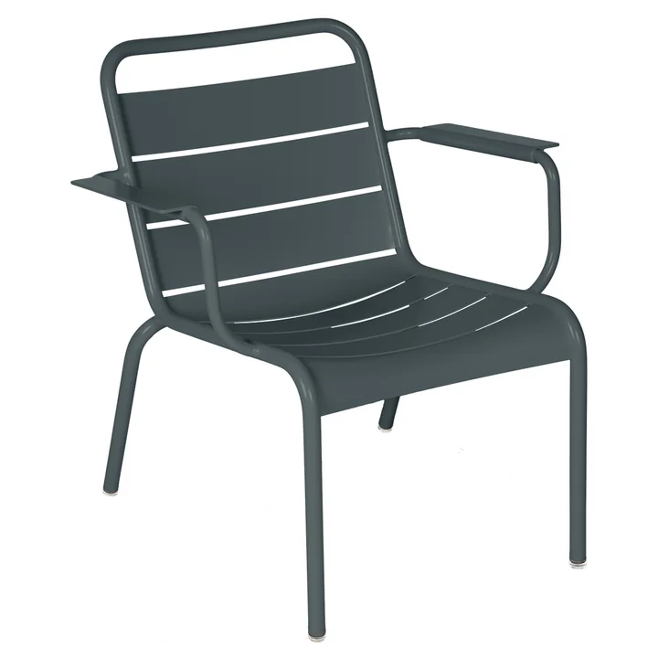 The Luxembourg lounge chair from Fermob , thunder gray