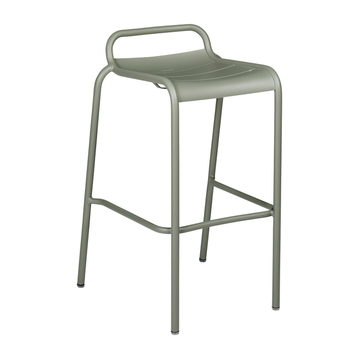 The Luxembourg Bar stool Stackable by Fermob, H 78 cm, cactus