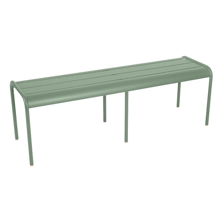 The Luxembourg 3 / 4 person bench without backrest from Fermob , cactus