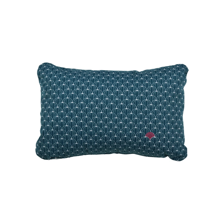 Fermob - Pasteque Outdoor cushion, 30 x 44 cm, petrol blue