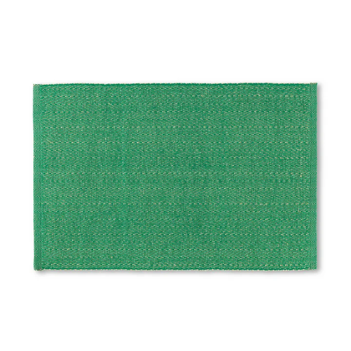 The Herringbone placemat from Lyngby Porcelæn , 43 x 30 cm, green