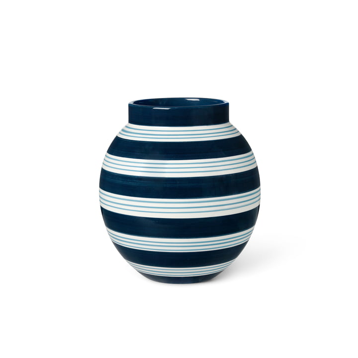 The Omaggio Vase from Kähler Design, H 20,5 cm, dark blue