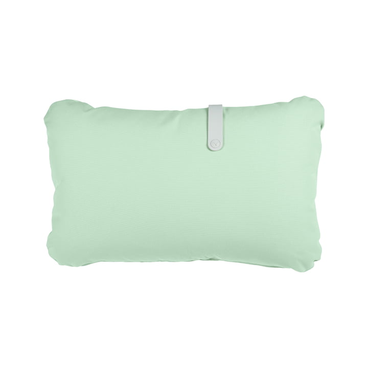 The Color Mix Outdoor cushion by Fermob, 44 x 68 cm, mint