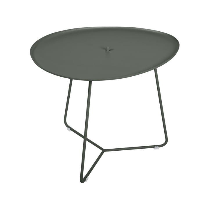 The Cocotte low table by Fermob, h 43.5 cm, rosemary