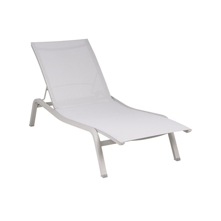 The Alize sun lounger XS from Fermob, clay grey
