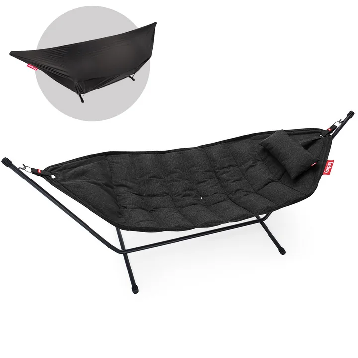 The Headdemock Superb Deluxe hammock from Fatboy , thunder grey