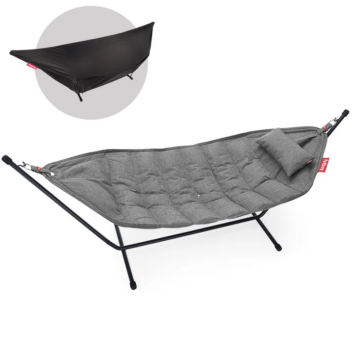 The Headdemock Superb Deluxe hammock from Fatboy , stone gray