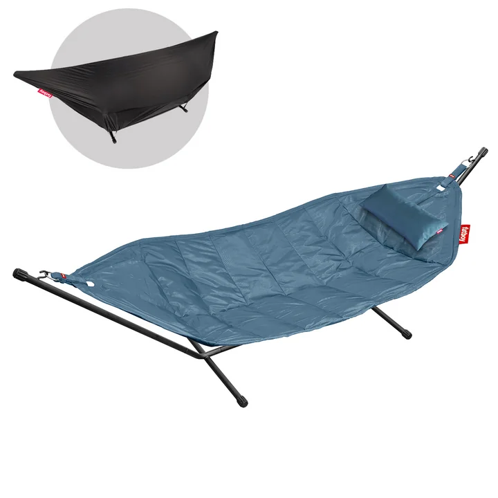 The Headdemock Deluxe hammock from Fatboy , jeans light blue
