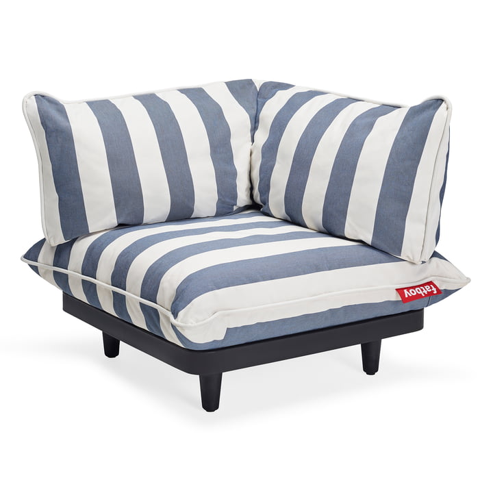 The Paletti Outdoor sofa from Fatboy , corner module, stiffened, ocean blue