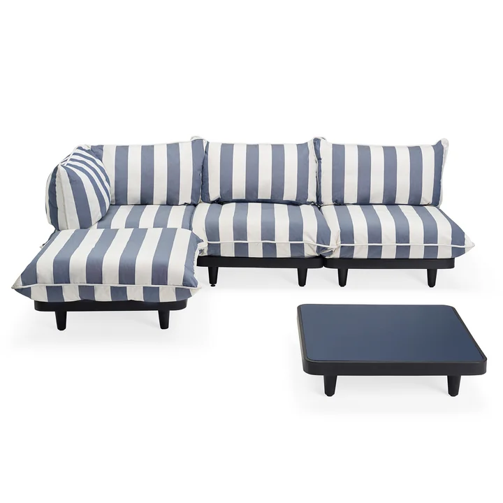 The striped Paletti sofa from Fatboy