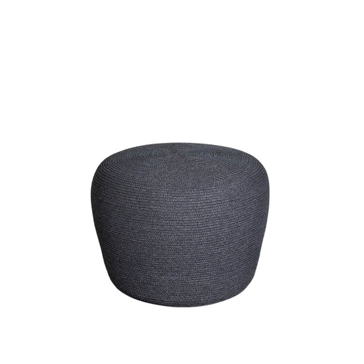 The Circle footrest Outdoor from Cane-line , Ø 52 cm, dark grey