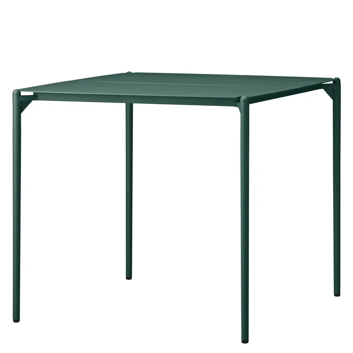 The Novo table from AYTM , 80 x 80 cm, forest