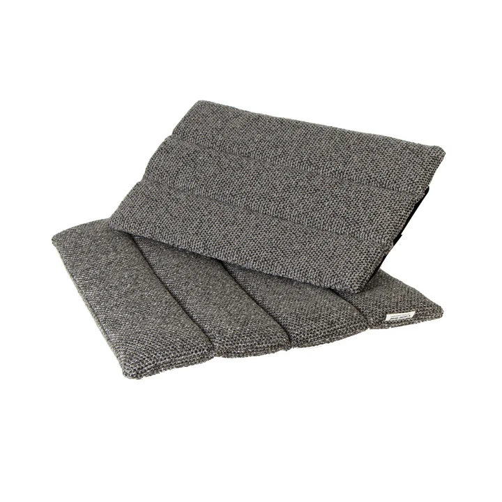 The seat and back cushion for Flip folding chair Outdoor from Cane-line , grey