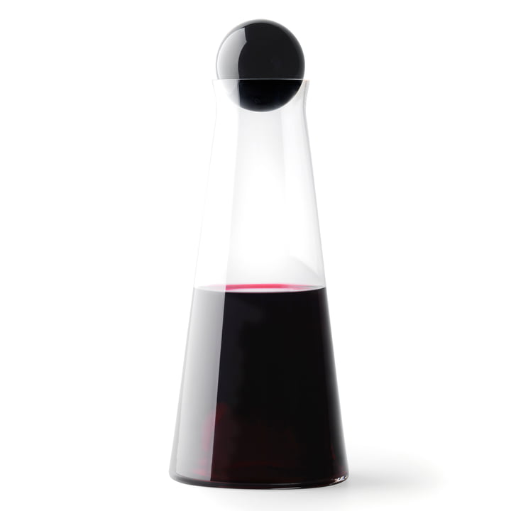 Fia Carafe H 25 cm from Design House Stockholm in clear / black