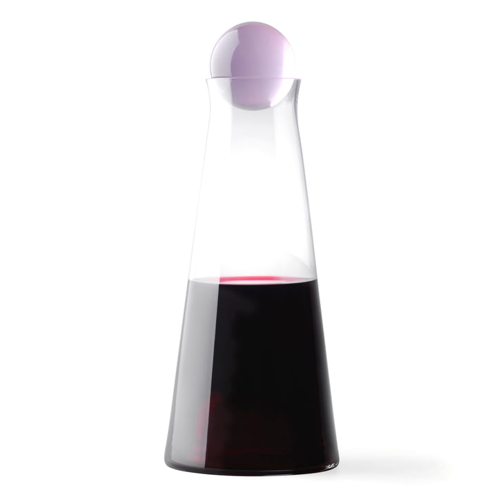 Fia Carafe H 25 cm from Design House Stockholm in clear / purple