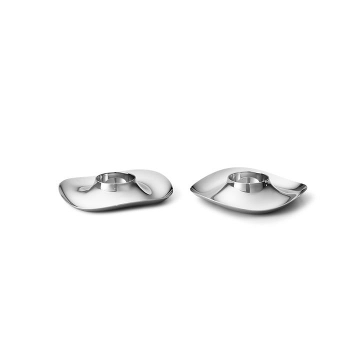 Cobra Egg cup from Georg Jensen in stainless steel (set of 2)