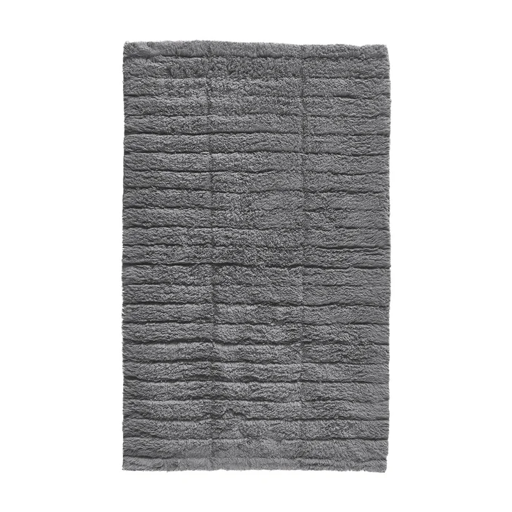 The soft Tiles bathroom mat from Zone Denmark , 50 x 80 cm, gray