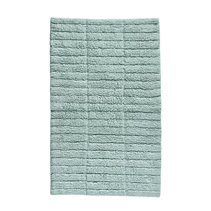 The soft Tiles bathroom mat from Zone Denmark , 50 x 80 cm, dusty green