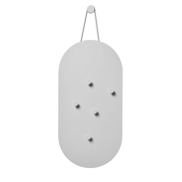 The A-Bulletin magnetic board from Zone Denmark , 30 x 60 cm, soft grey