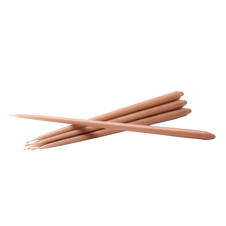 Candles by Ester & Erik (set of 6) from Stoff Nagel in dusty rose