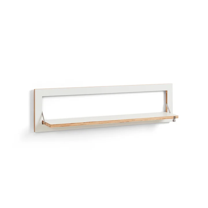 Fläpps Shelf with one shelf, 100 x 27 cm from Ambivalenz in white