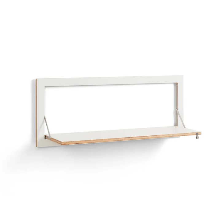 Fläpps Shelf 100 x 40 cm with one shelf from Ambivalenz in white