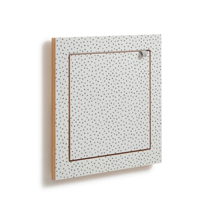 Fläpps Shelf, 40 x 40 cm, 1 shelf from Ambivalenz in Watercolor Dots by Kind of Style