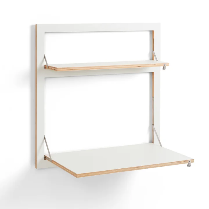 Fläpps Secretary 80 x 80 cm from Ambivalenz in white