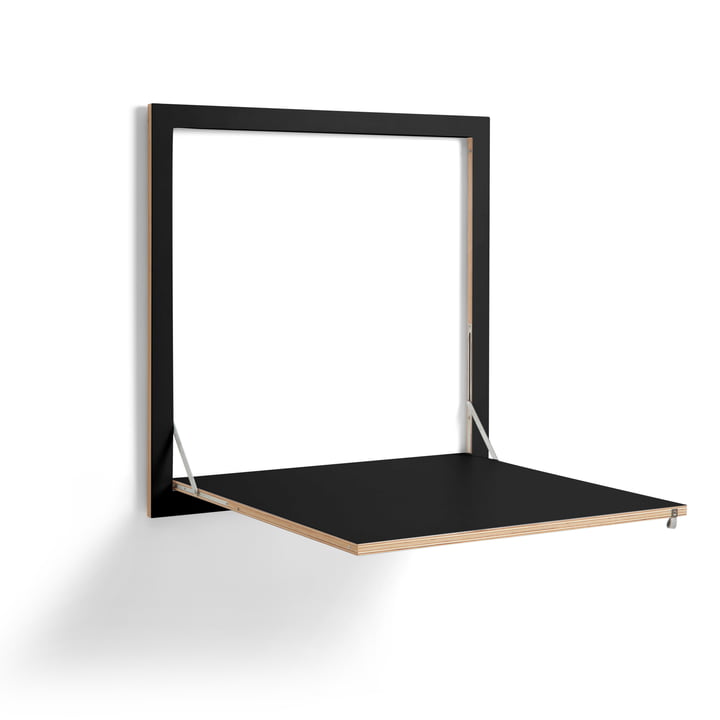 Fläpps Kittchen Table 80 x 80 cm from Ambivalenz in black