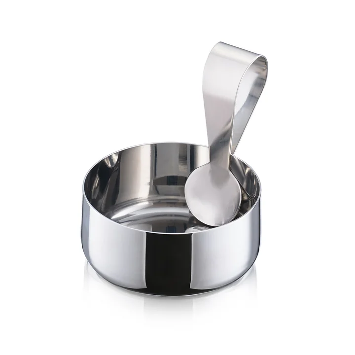 The small Rocks serving bowl with spoon from Zone Denmark , stainless steel