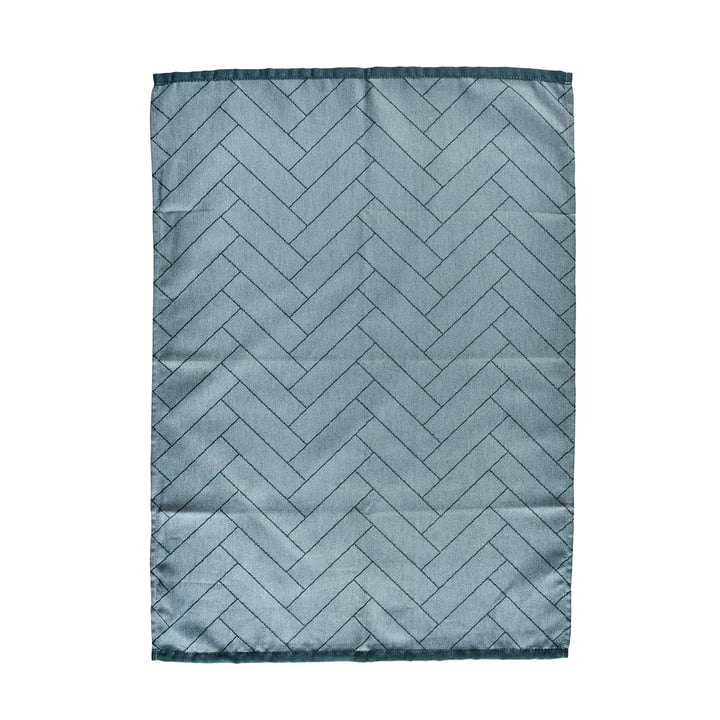 The Tiles tea towel from Södahl , 50 x 70 cm, china blue