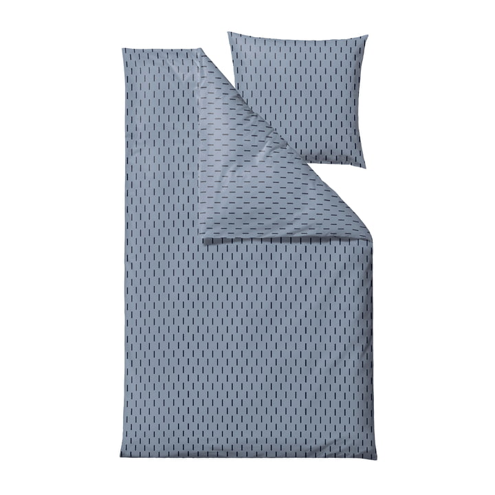 The Graphic bed linen from Södahl , 135 x 200 cm, sky blue