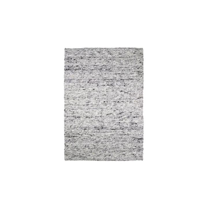 The felt ball rug Pebble from Collection , 140 x 200 cm, mottled grey