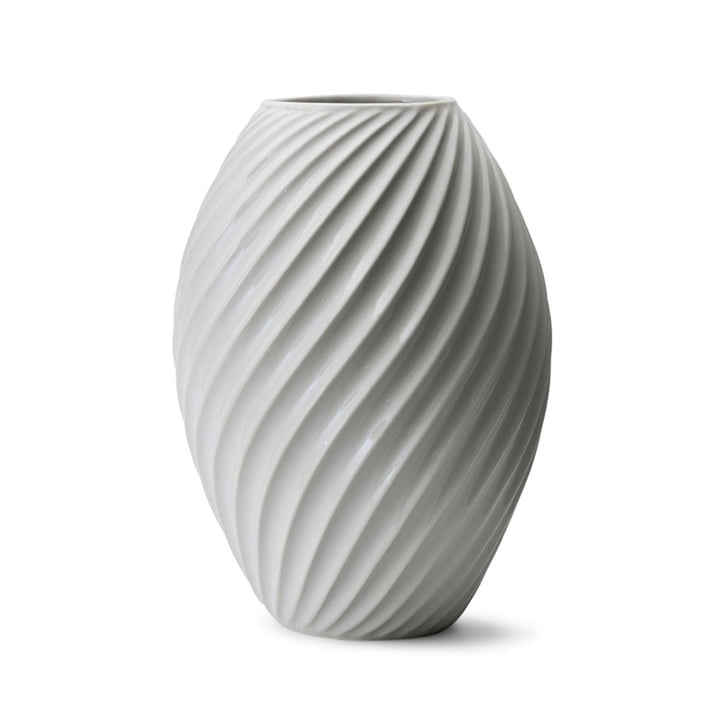 River Vase from Morsø H 26 cm in white