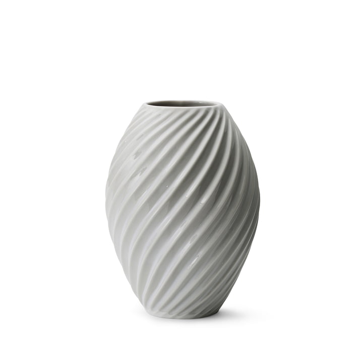 River Vase from Morsø H 21 cm in white