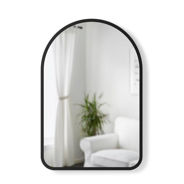 Hubba Arched Wall mirror 91 x 61 cm from Umbra in black