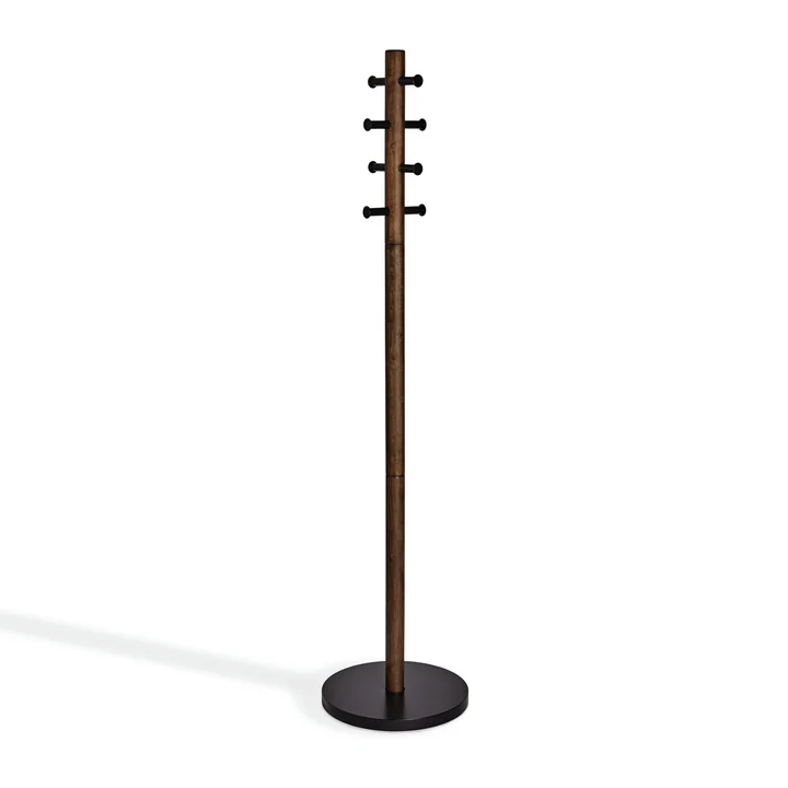 Pillar Coat rack from Umbra in black / walnut