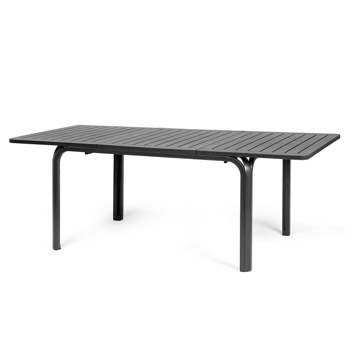 The Alloro 140 extending table from Nardi , anthracite / anthracite